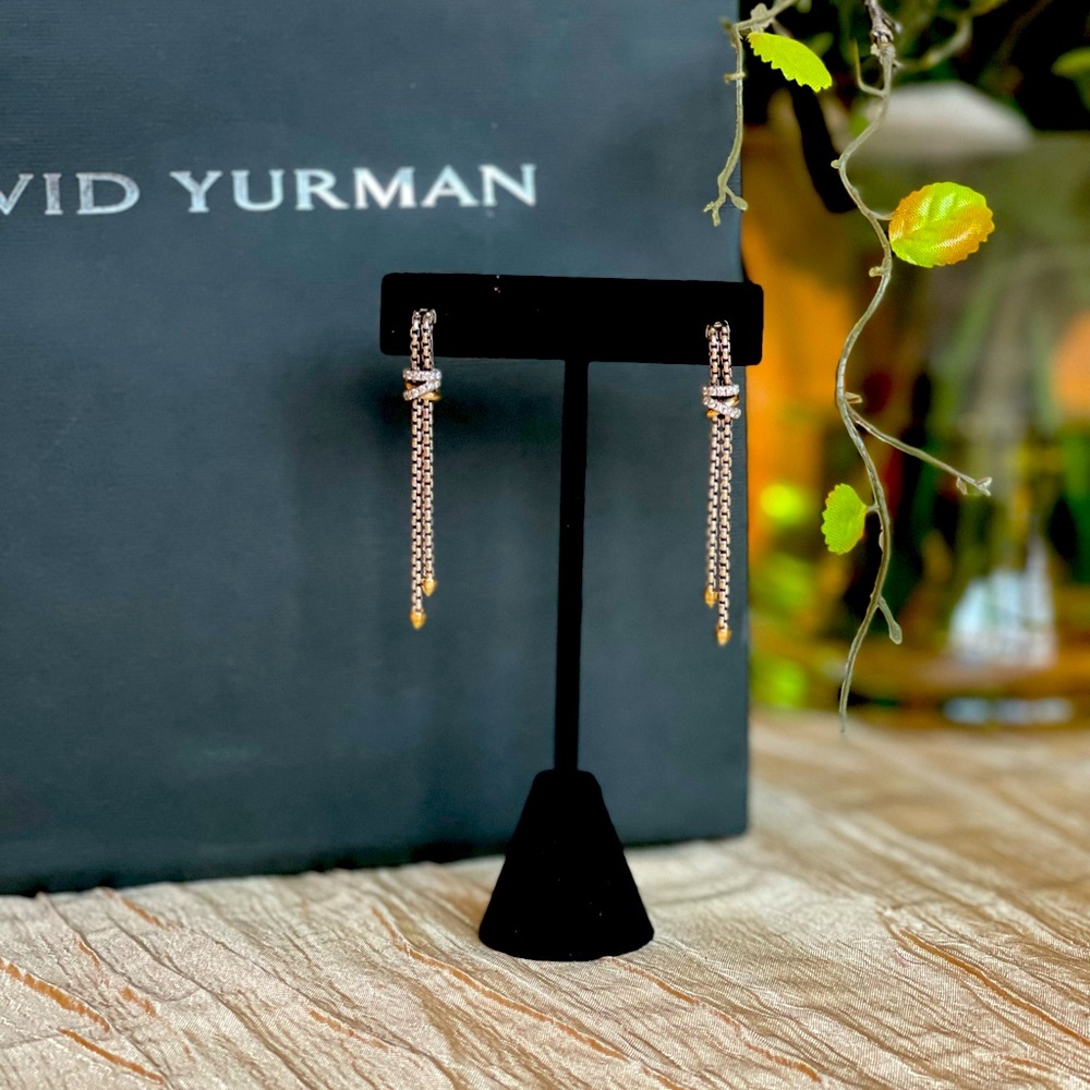 David Yurman Diamond earrings